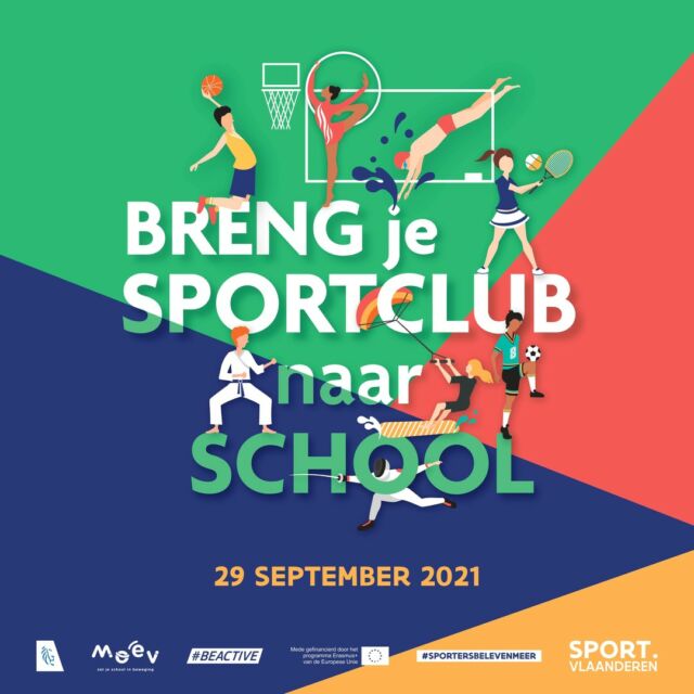 Kom morgen in de kledij van je favoriete sportclub naar school!